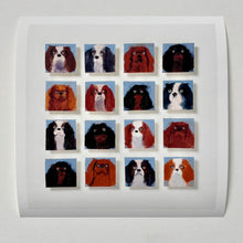 Load image into Gallery viewer, 16 SPANIELS * new print *