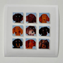 Load image into Gallery viewer, 9 DACKELS * new print *