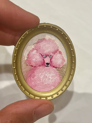 Pink Poodle - original miniature