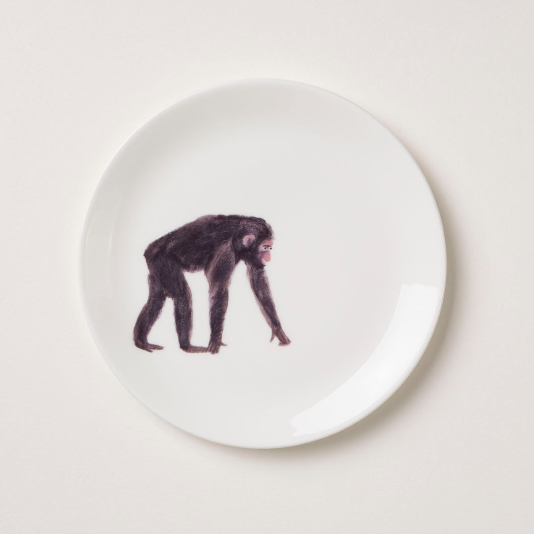 Holly's Ark 'Chimp' - fine bone china side plate