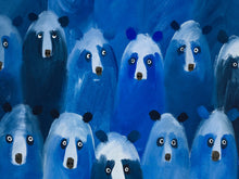 Load image into Gallery viewer, Blue Bears at the Theatre (medium)
