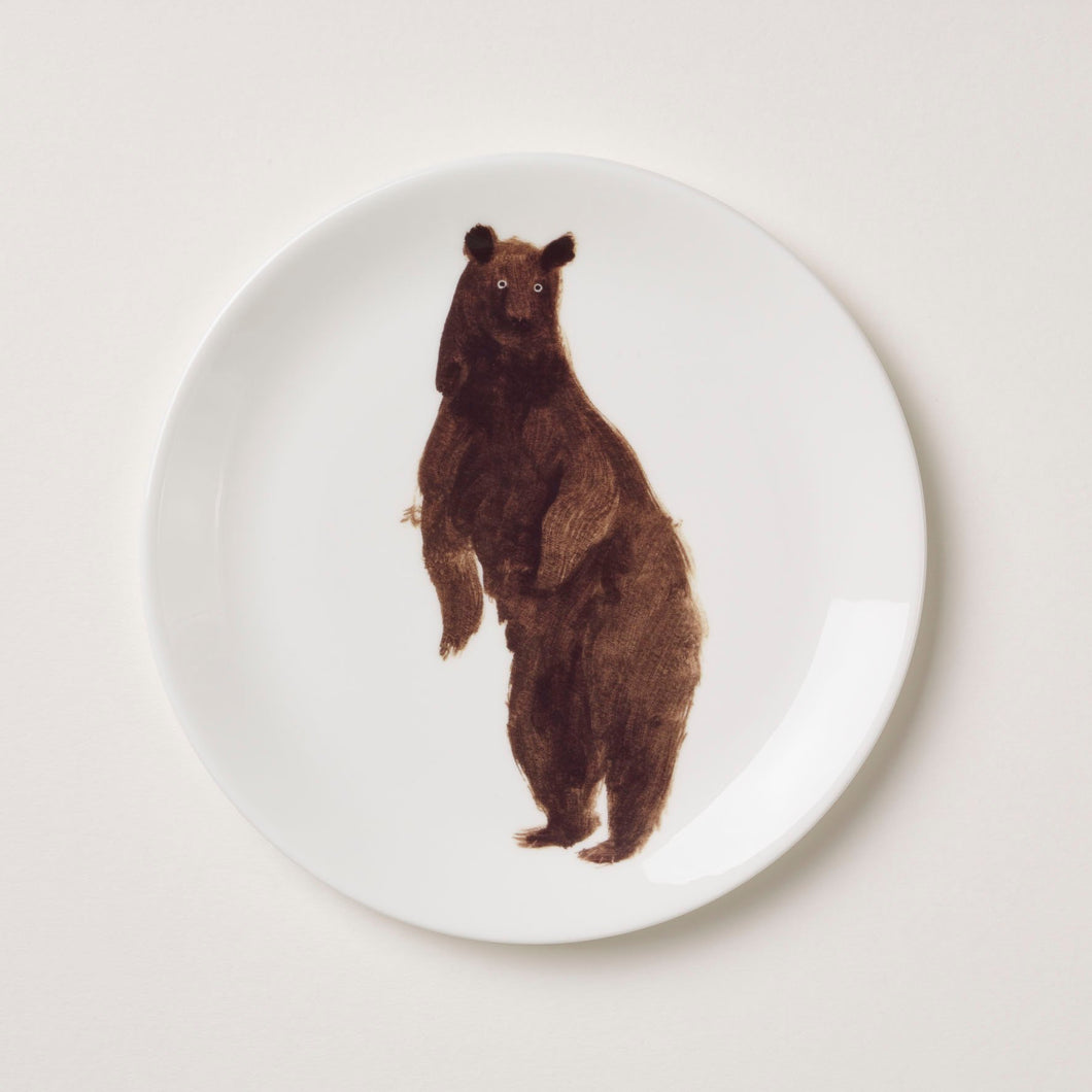 Holly's Ark 'Bear' - fine bone china side plate